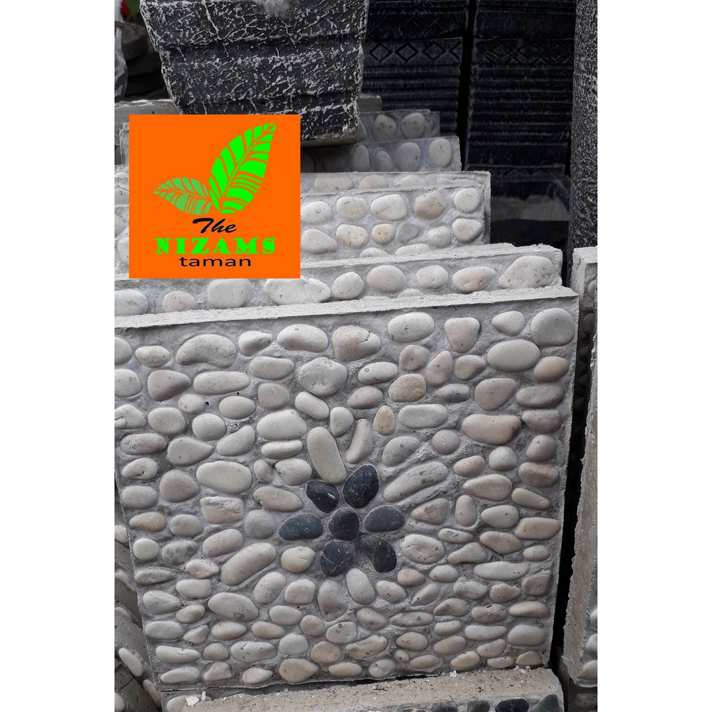Batu Stepping Stone Kotak - Pijakan kaki Pada Taman