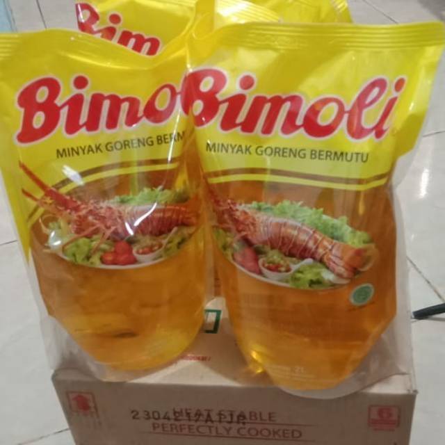 

Minyak Goreng Bimoli 2 Liter x 6 Pouch GOSEND GRAB ONLY