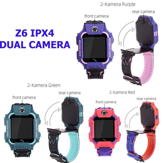 Jam Tangan Anak Imo Z6 Dual Camera Bahasa Indonesia Smartwatch Phone