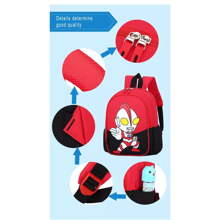 Tas Ransel Anak Laki TK / Paud Kartun Calypso 3711 / Backpack Sekolah karakter superhero pahlawan