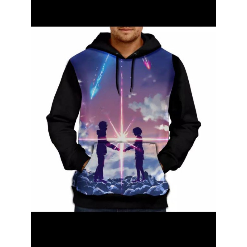 jaket Hoodie 3D Fullprint Anime Kimi No Nawa
