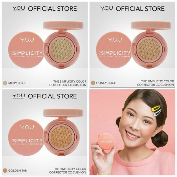 YOU THE SIMPLICITY COLOR CORRECTOR CC CUSHION