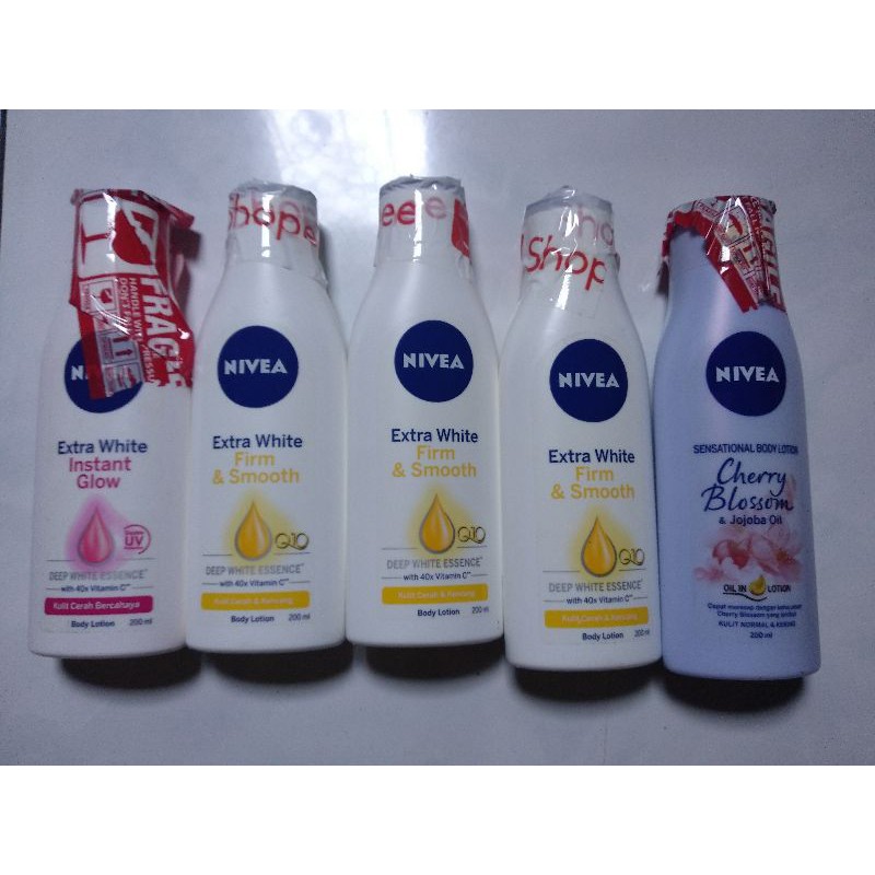 Nivea Extra white Firm Smooth | Repair Protect | Intensive Moisture Lotion 200ml Extra White Firm &amp; Smooth 200Ml | Instant Glow Lotion 200Ml