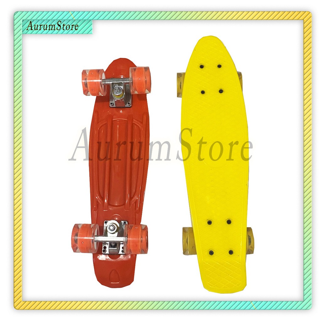 PENNY/FISH/BANANA BOARD ,PENNYBOARD FISHBOARD PU LED WHEELS MURAH