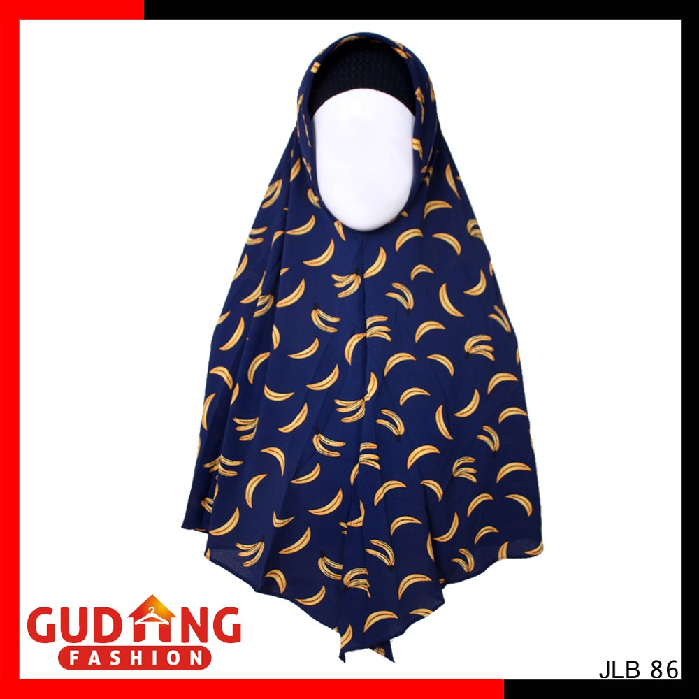 Jilbab Motif Banana - JLB 86