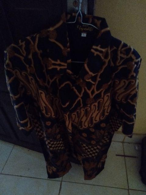 Kemeja Batik Pria Wibawa Pendek Batik Solo Kemeja Prai Lengan Pendek Batik Modern Ori By Raja Sakti