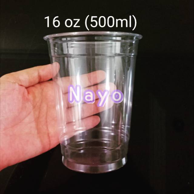 Gelas Plastik Pet 16 Oz Tebal Gelas Plastik 500ml Gelaa Thai Tea Shopee Indonesia