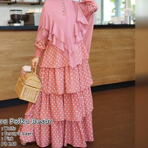 ♡ Humaira99 Gamis syari pesta muslimah Salbila Syari ۞