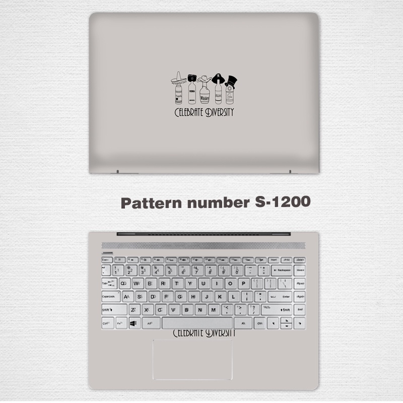 Stiker Skin Vinyl 2 Sisi Universal Diy Untuk Laptop 11 / 12 / 13 / 14 Inch Hp 745 G5 840 G5