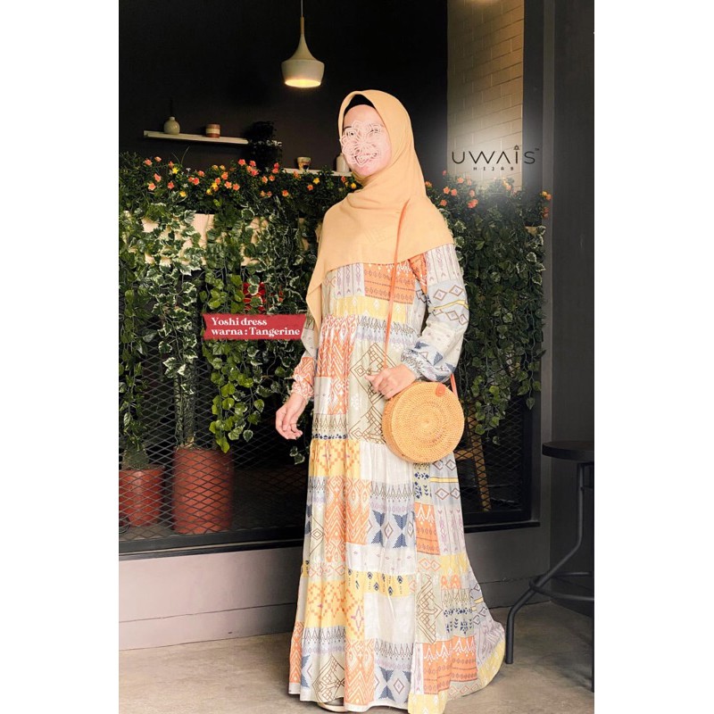 Gamis Yoshi Dress By Uwais Hijab