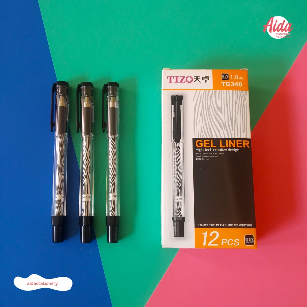 

Pulpen Gel Tizo Liner 1,0mm TG340 Black (Satuan)