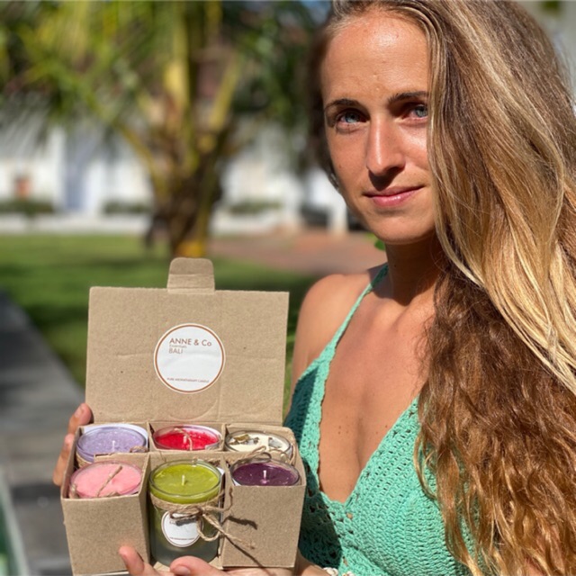 Anne & Co Bali || Healing Packet Aromatherapy Candle Lilin Bali @60 Gr x 6