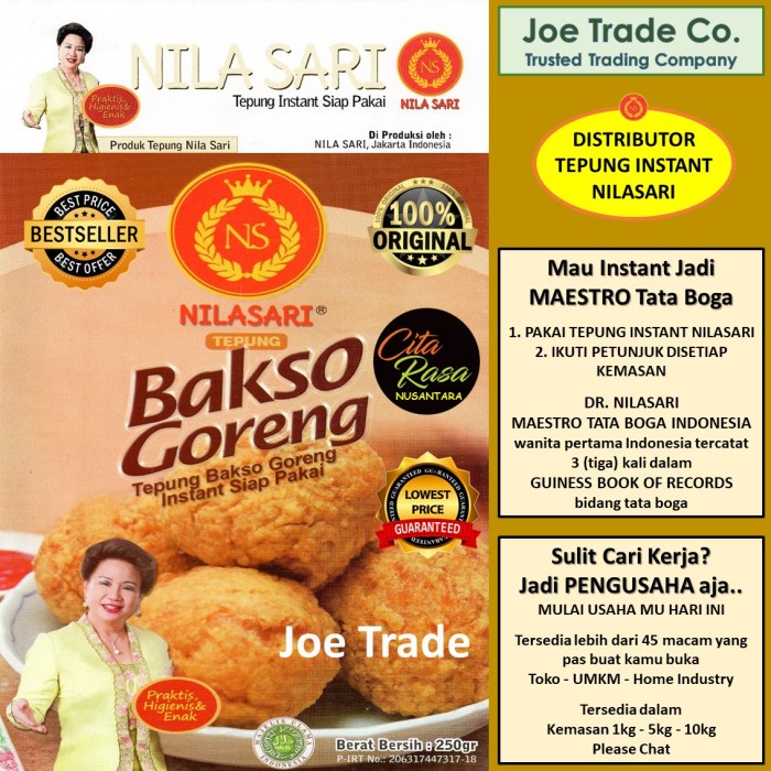 

TERBARU Tepung Bakso Goreng 250 gr Tepung Instant Premix Nilasari