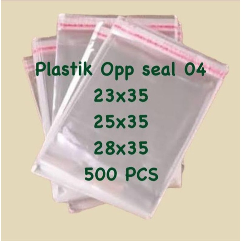 1 Rim plastik opp 04 23x35 | 25x35 | 28x35 ( plastik baju dewasa / kaos )