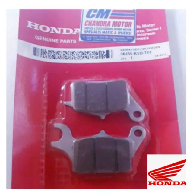 Kampas rem cakram depan vario 125 fi vario150 scoopy fi esp beat fi esp 06455-KVB-T01 asli HGP HONDA