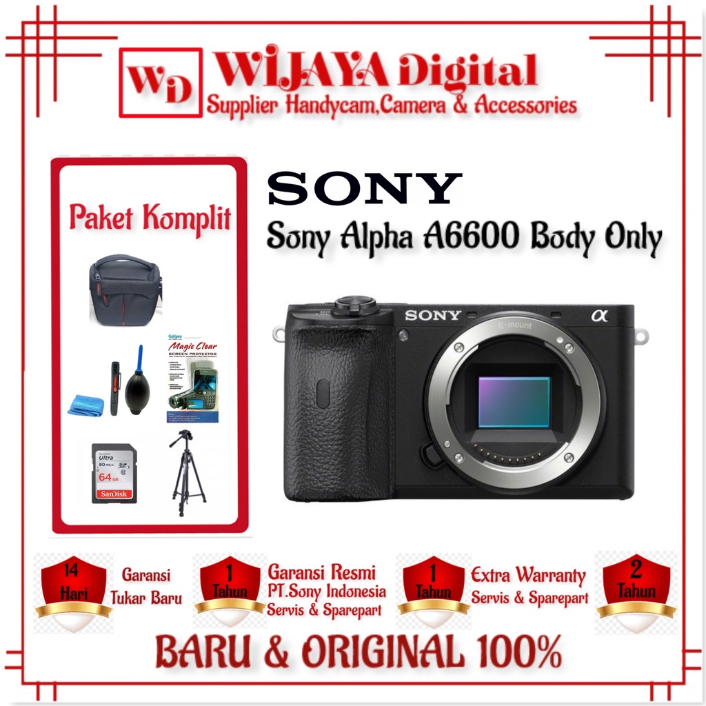 Sony Alpha A6600 Body Only-Sony A6600 Bo