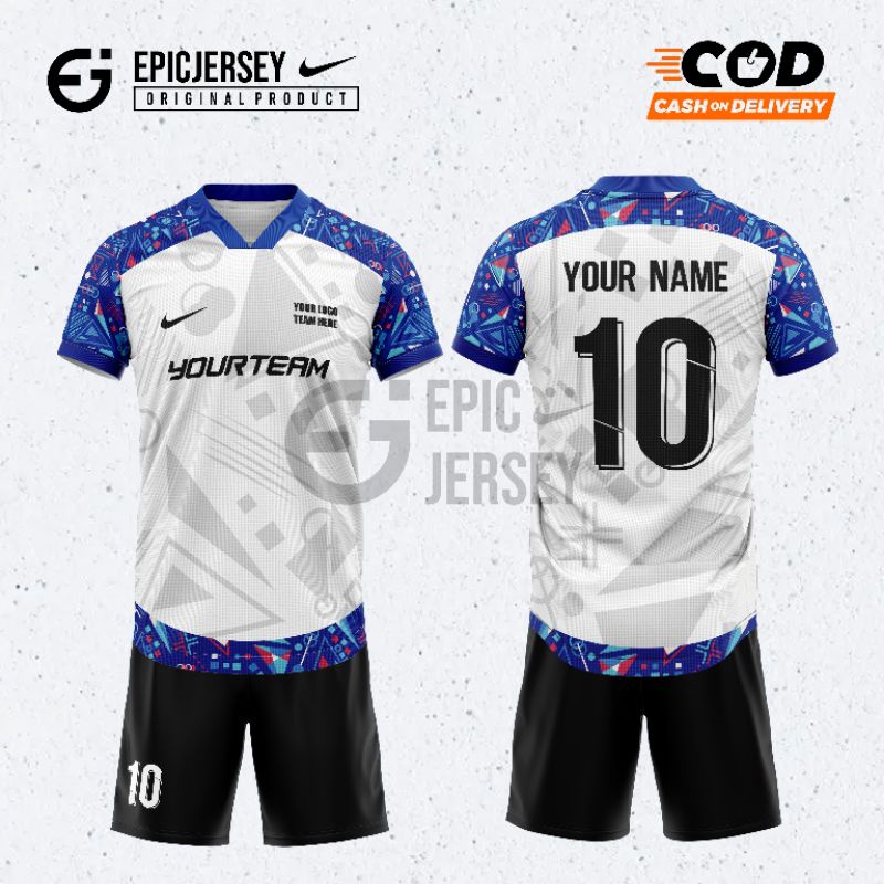 JERSEY FUTSAL FULL PRINTING CUSTOM NAMA, NO, LOGO, TEAM, JERSEY BERKUALITAS MURAH / JERSEY BOLA DESA