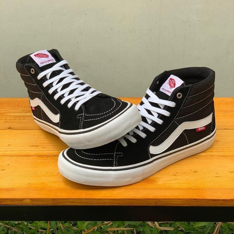 Vans Sk8 Hi Pro Black White
