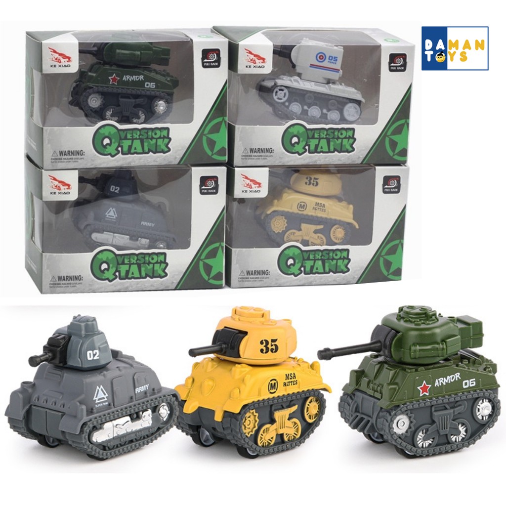 Mobil Tank Diecast Army Mainan Anak Laki Cowok Hadiah Kado Murah