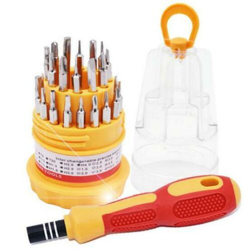 Multi Set Obeng Handphone Laptop HP Elektronik Screwdriver 31 in 1 Stainless Magnet Tools