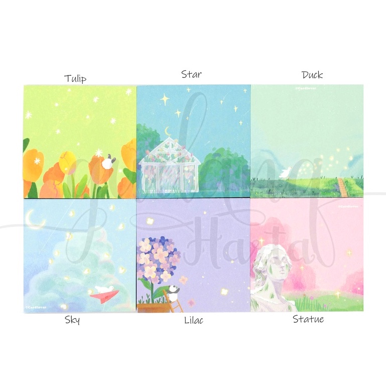 

GCC Memo Dreamy Sky Memopad Motif Alam Langit DIY GCC 301262