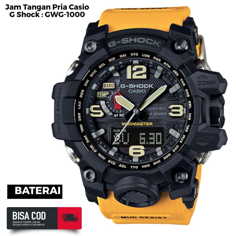 Jam Tangan Pria Casio G Shock : GWG-1000