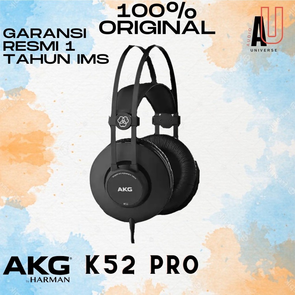 AKG K52 Headphones Pro - Hitam