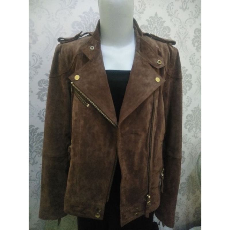 Jaket Kulit Mango original  Preloved