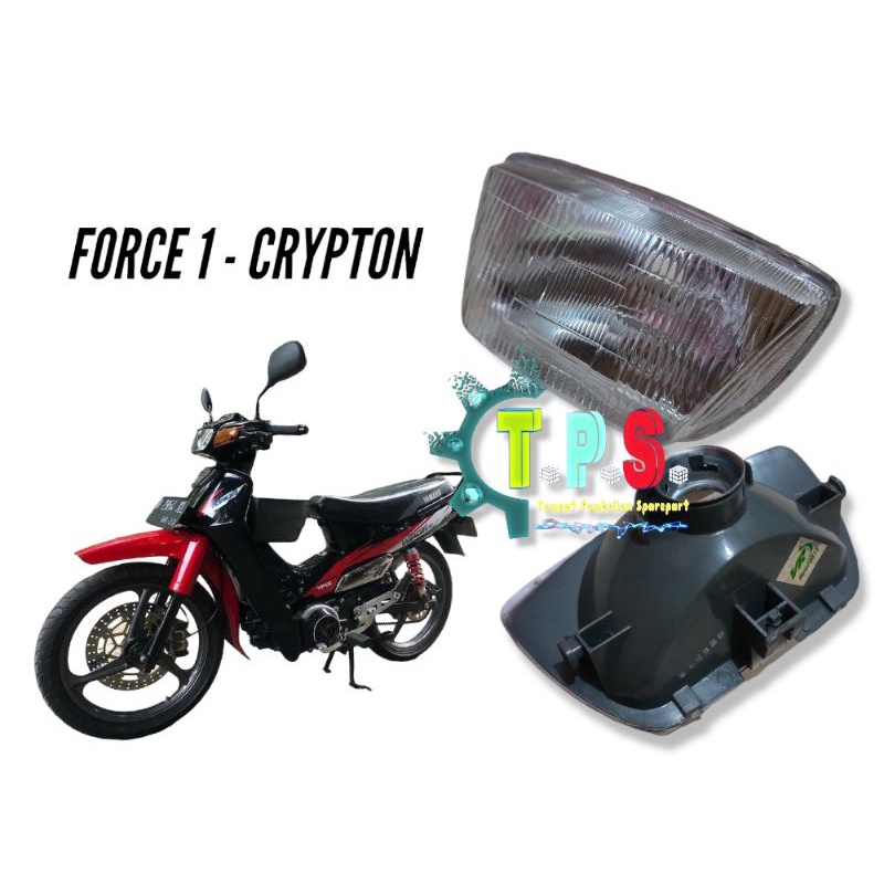 REFLEKTOR LAMPU DEPAN YAMAHA FORCE 1 CRYPTON