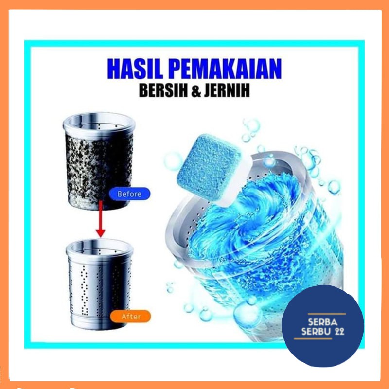 Tablet Pembersih Mesin Cuci Deep Cleaning Washing Machine 1pcs [ss]