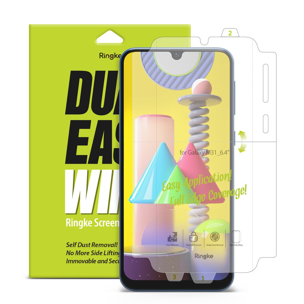 

Screen Protector Samsung Galaxy M31 / M30S Ringke Dual Easy Full Anti Gores Screen Guard