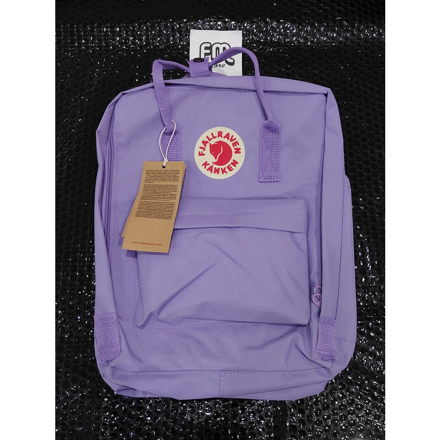 SALE Tas Ransel Kan Ken MEDIUM Polos Simple / Backpack Sekolah Wanita (READY GOSEND)-purple