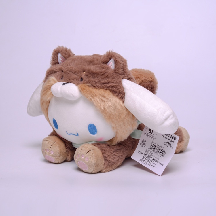 Mainan Boneka Stuffed Plush Kartun Kuromi My Melody Cinnamoroll 28cm Untuk Hadiah Anak Perempuan