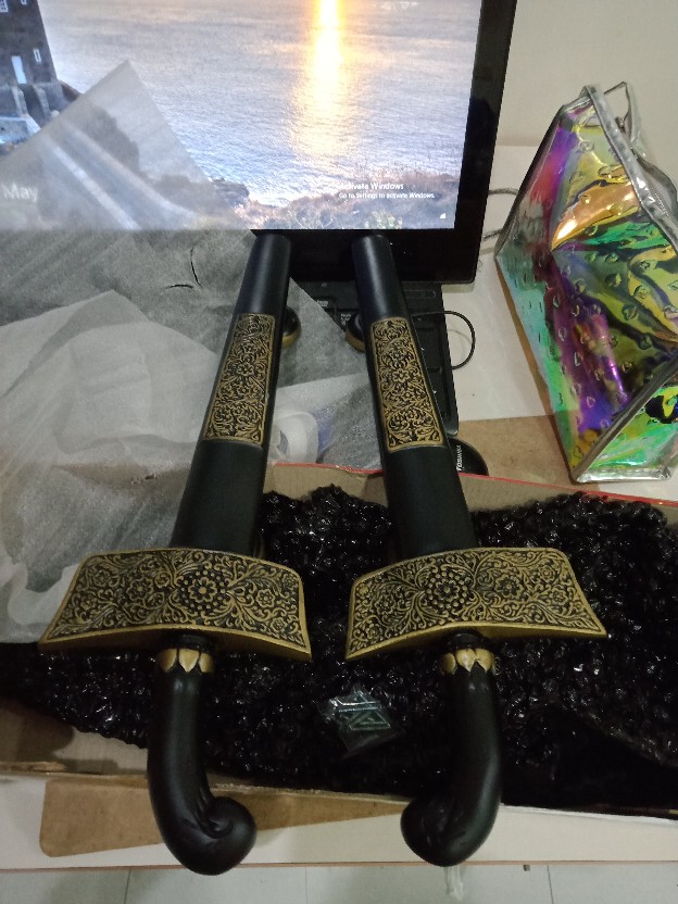 Promo Ter Murah....!! Handel Pintu Rumah Model Keris Sarung Panjang 40cm