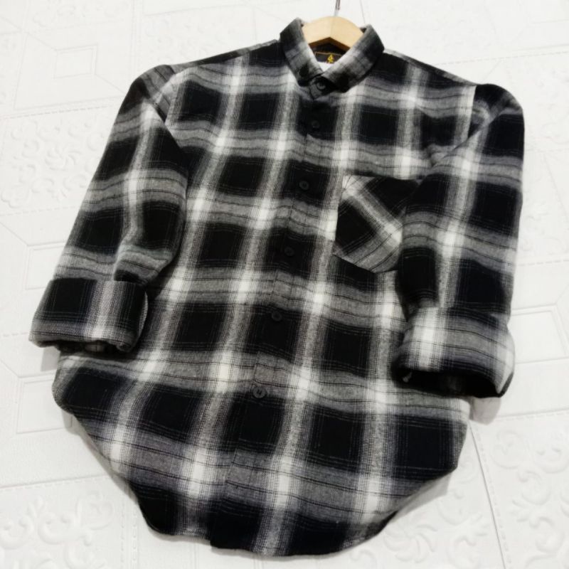 Kemeja flanel pria unisek flanel wanita panjang kotak-kotak kualitas impor bisa pilih motif-Best seller 66