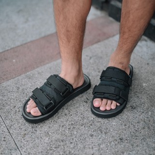 ALMO BLACK Sandal  Slide Simple  Pria  Flip Flop Ringan 