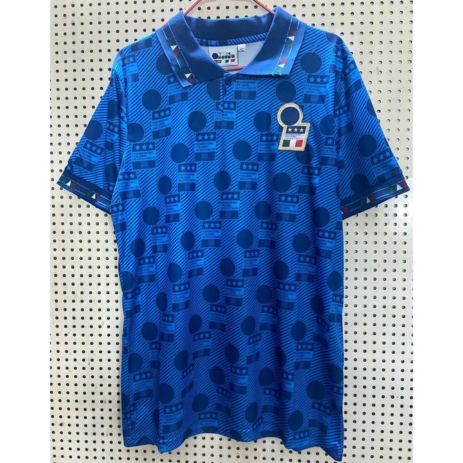 Sale Jersey Bola Retro Klasik Italy Home 1994 World Cup Piala Dunia Italia