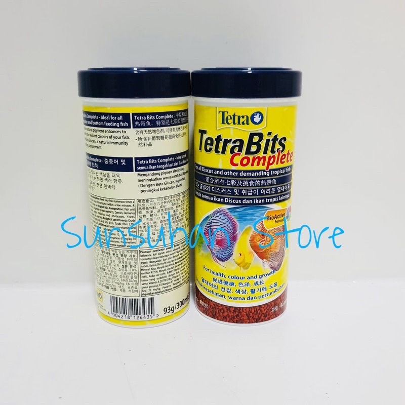 TetraBits Complete 93Gr / 300ml Tetra Bits 93 G Gr Gram