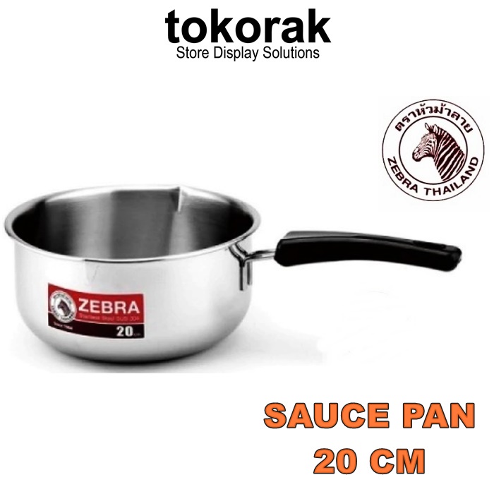 PANCI SUSU ZEBRA SAUCE PAN 20 CM 166306 - PANCI INDOMIE STAINLESS