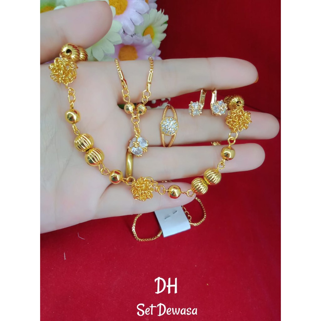 SET PERHIASAN DEWASA YAXIYA GOLD 24K
