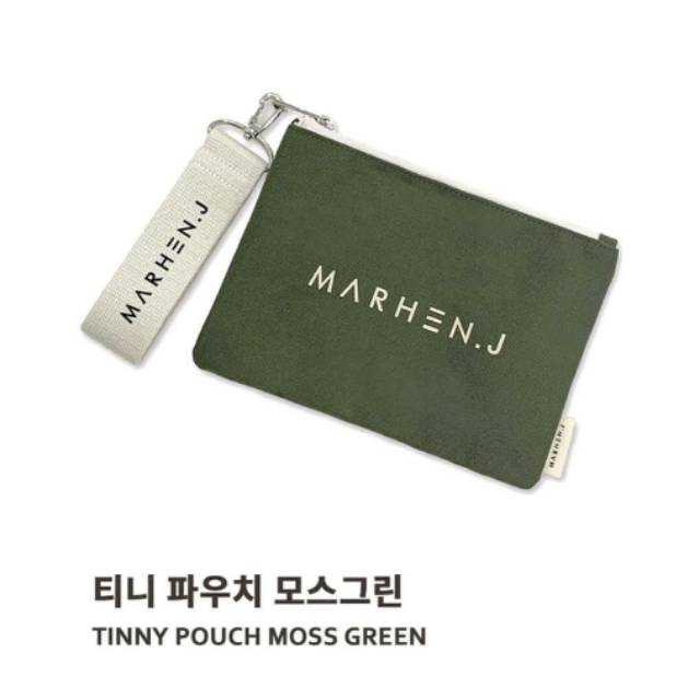 [READY] MARHEN.J TINNY POUCH - MOSS GREEN / 100 % ORIGINAL