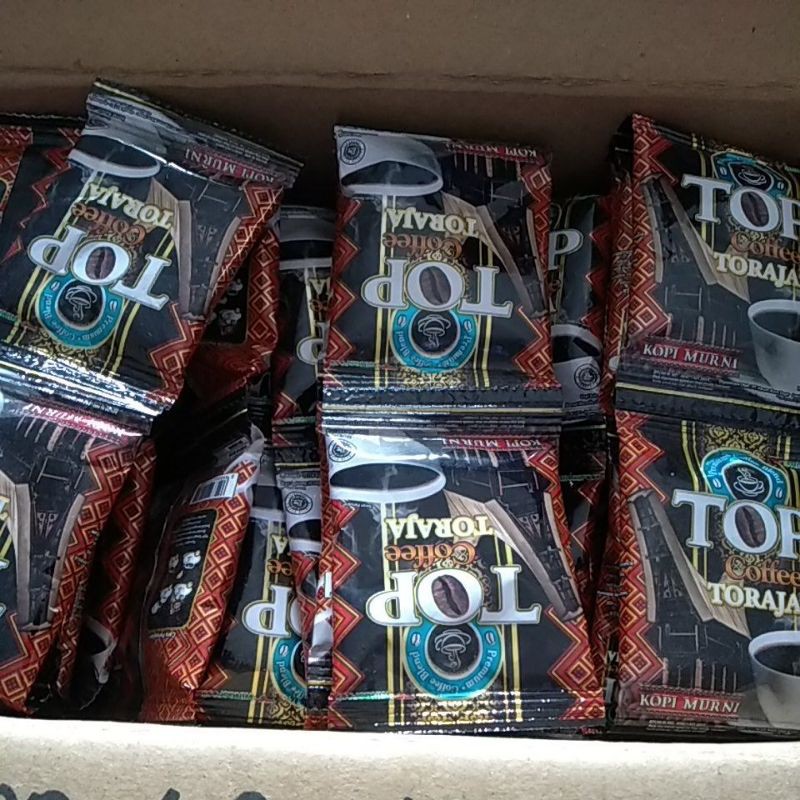 Top kopi Toraja 7g, 500an, renceng