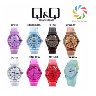Jam Tangan Fashion Jelly Transparan QQ - FYGallery Rubber Bening