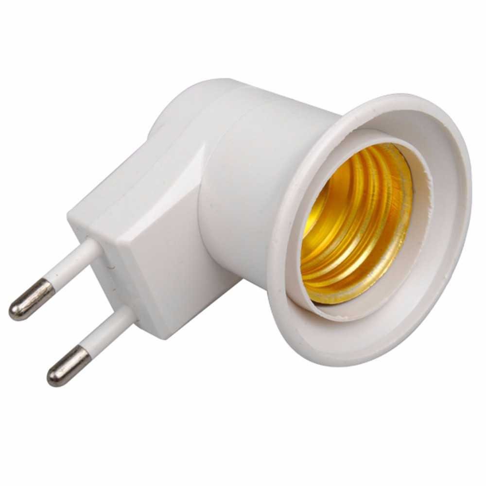 sell Fitting E27 Lampu Bohlam Portable EU Plug - Putih