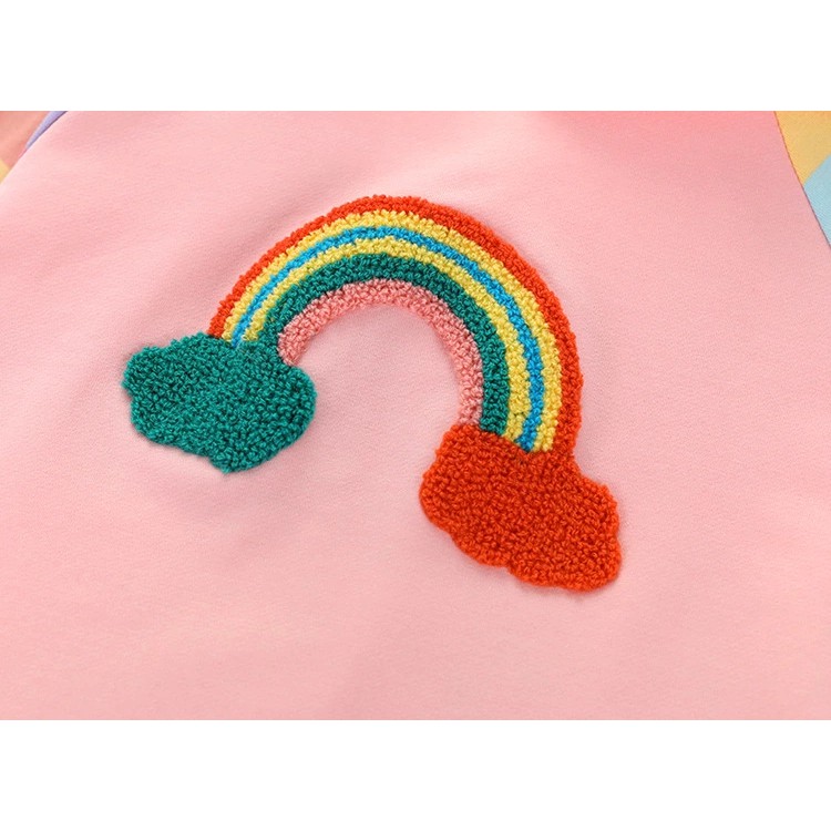 [Brandedbaby] ATASAN HOODIE ANAK PEREMPUAN IMPORT MOTIF RAINBOW SUPER SOFT