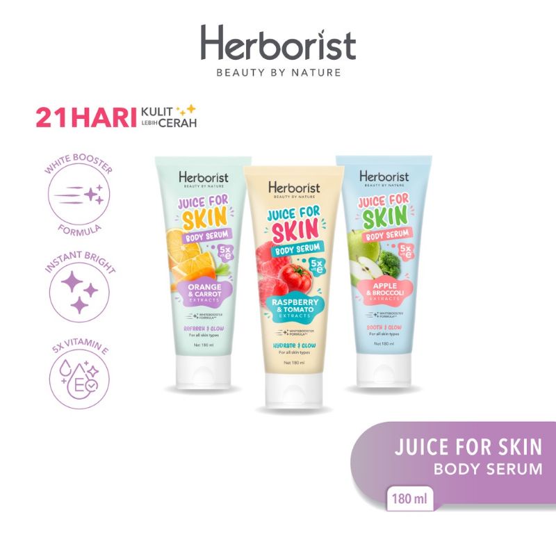 herborist juice for skin body serum 180ml