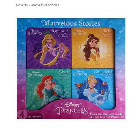 

Disney Princess 4 Books Box Set