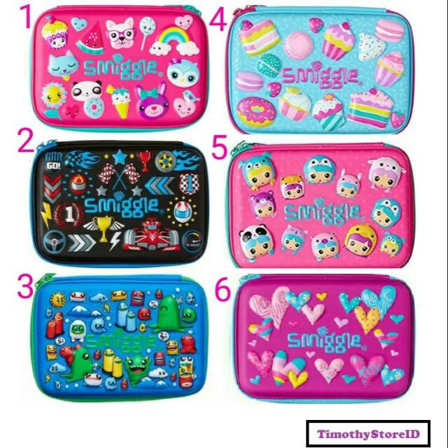 

SMIGGLE HARDTOP PENCIL CASE KOOKY - TEMPAT PENSIL SMIGGLE