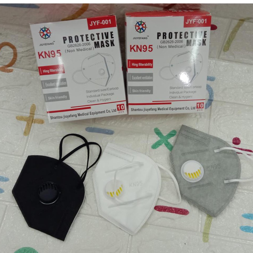 Masker KN95 Filter Respirator Warna / Masker KN95 Respirator Filter