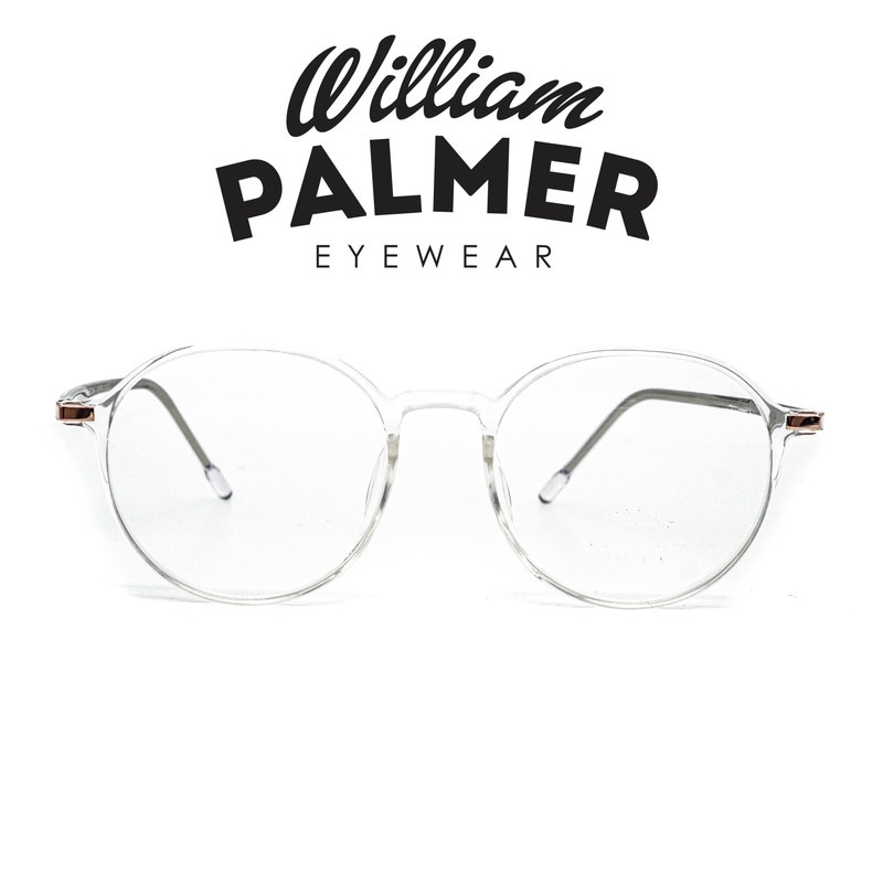 William Palmer Kacamata Pria Wanita Shell 3022 C5 Crystal